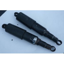 REAR SHOCK ABSORBERS - COVERED SPRING - PAIR - FOR PARTS ONLY